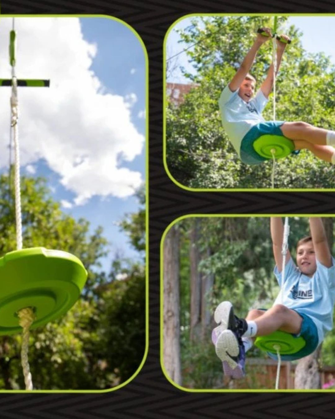 Trelines – Lanová dráha ZIPLINE 100 s brzdou